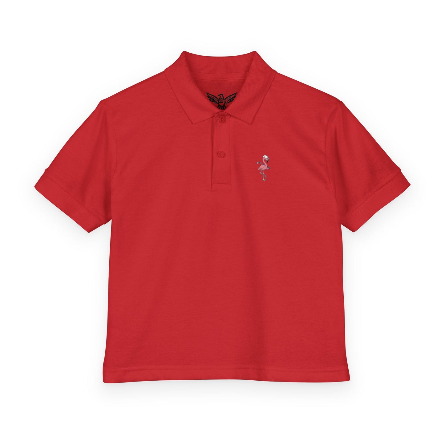 Elusive Flamingo Kids Polo