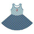 Elusive Kids Flamingo Floral Sundress