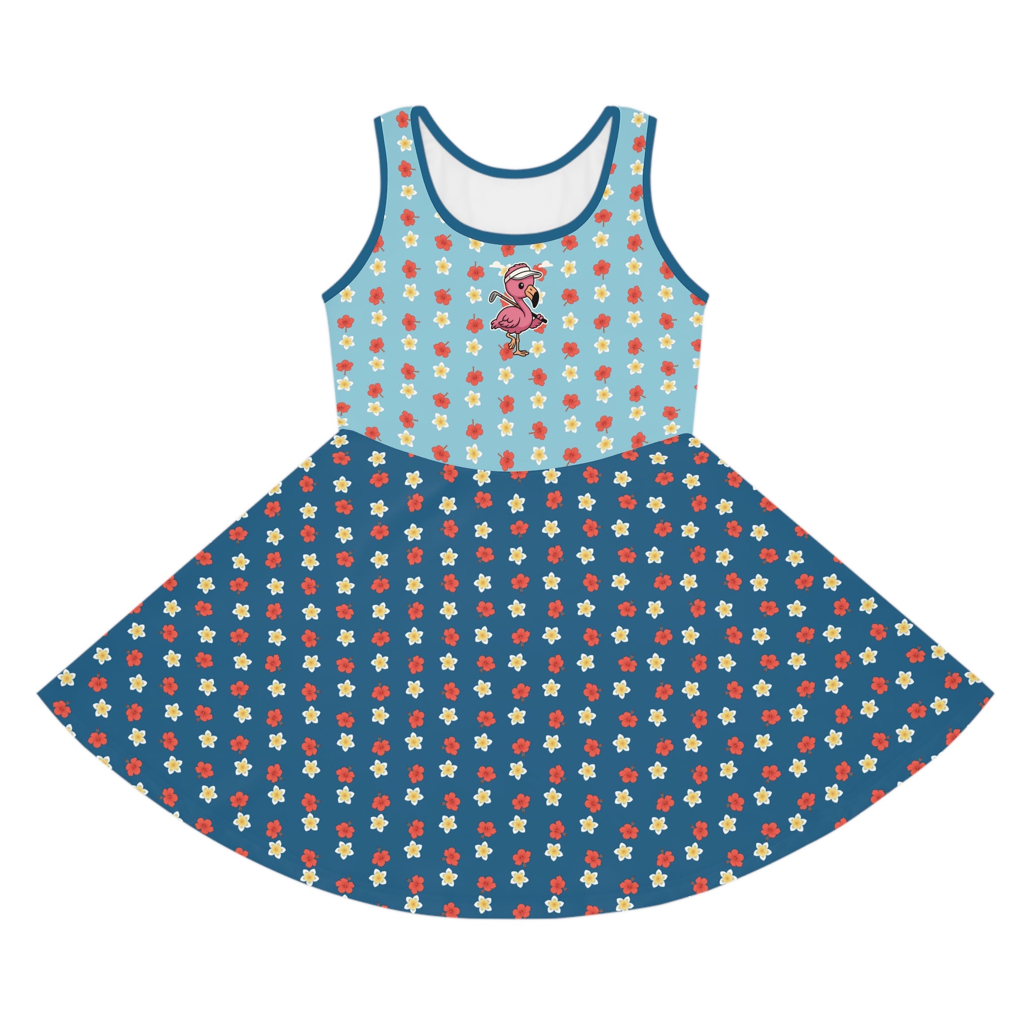 Elusive Kids Flamingo Floral Sundress