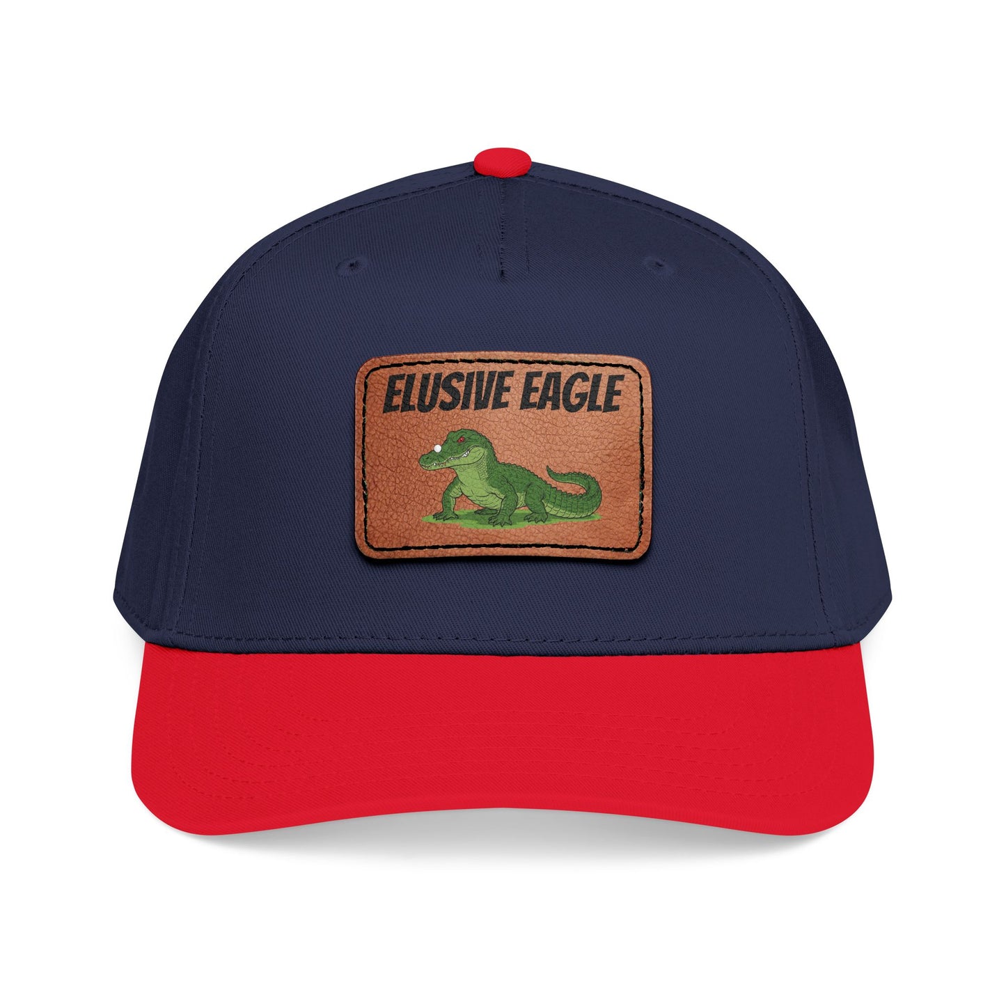 Elusive Gator Leather Patch Hat