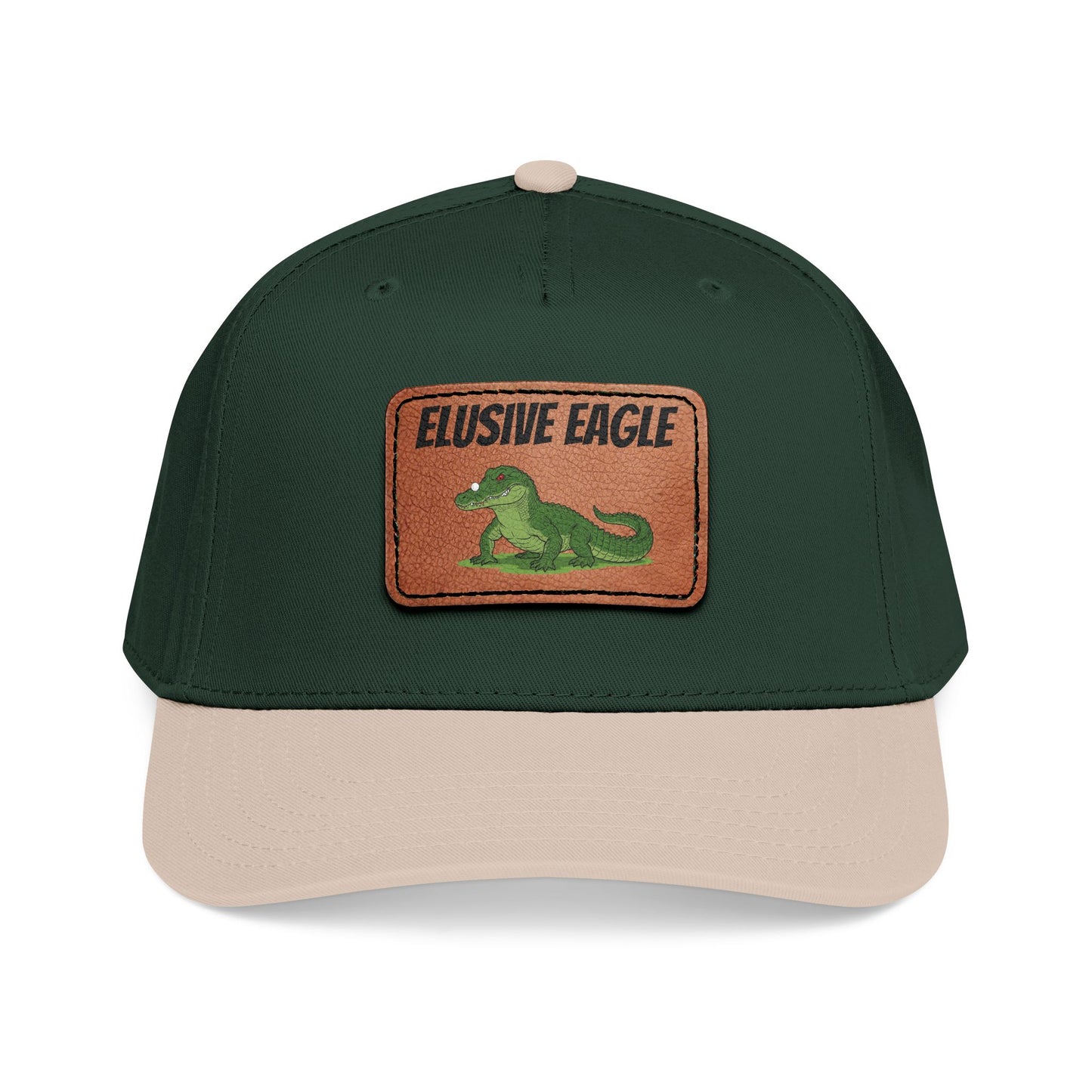Elusive Gator Leather Patch Hat