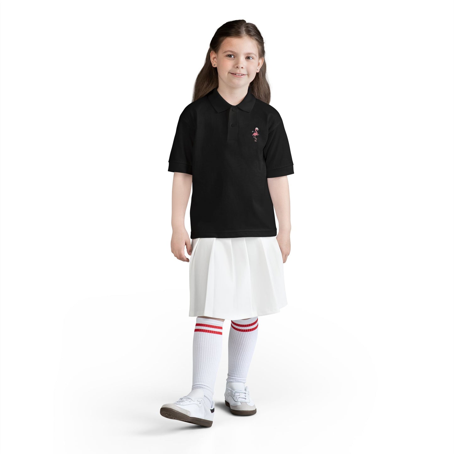 Elusive Flamingo Kids Polo