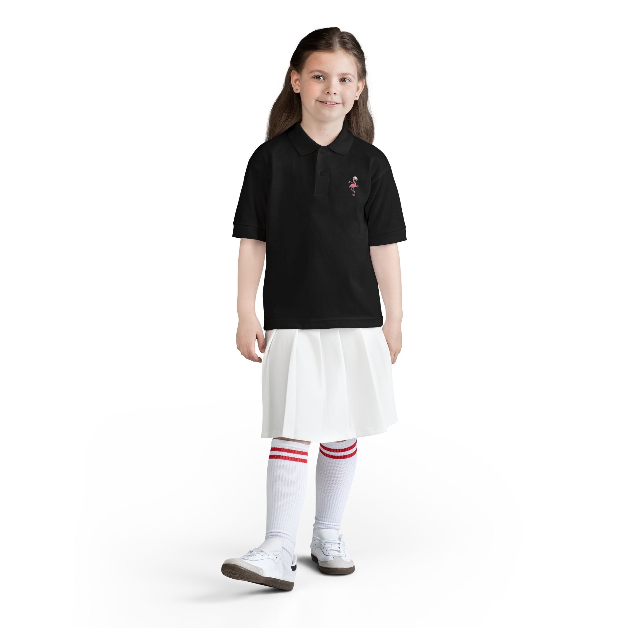 Elusive Flamingo Kids Polo