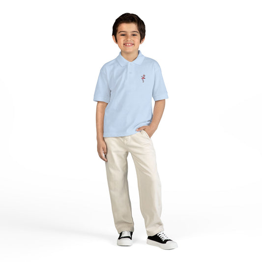 Elusive Flamingo Kids Polo