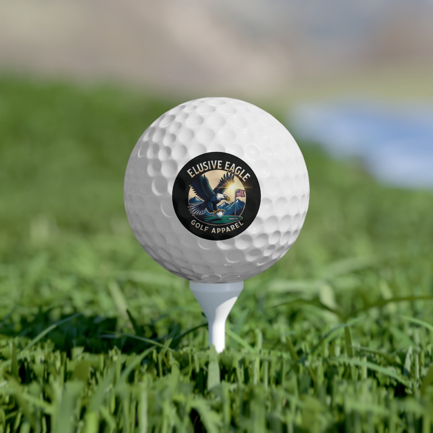 Elusive Eagle Golf Balls, 6pcs