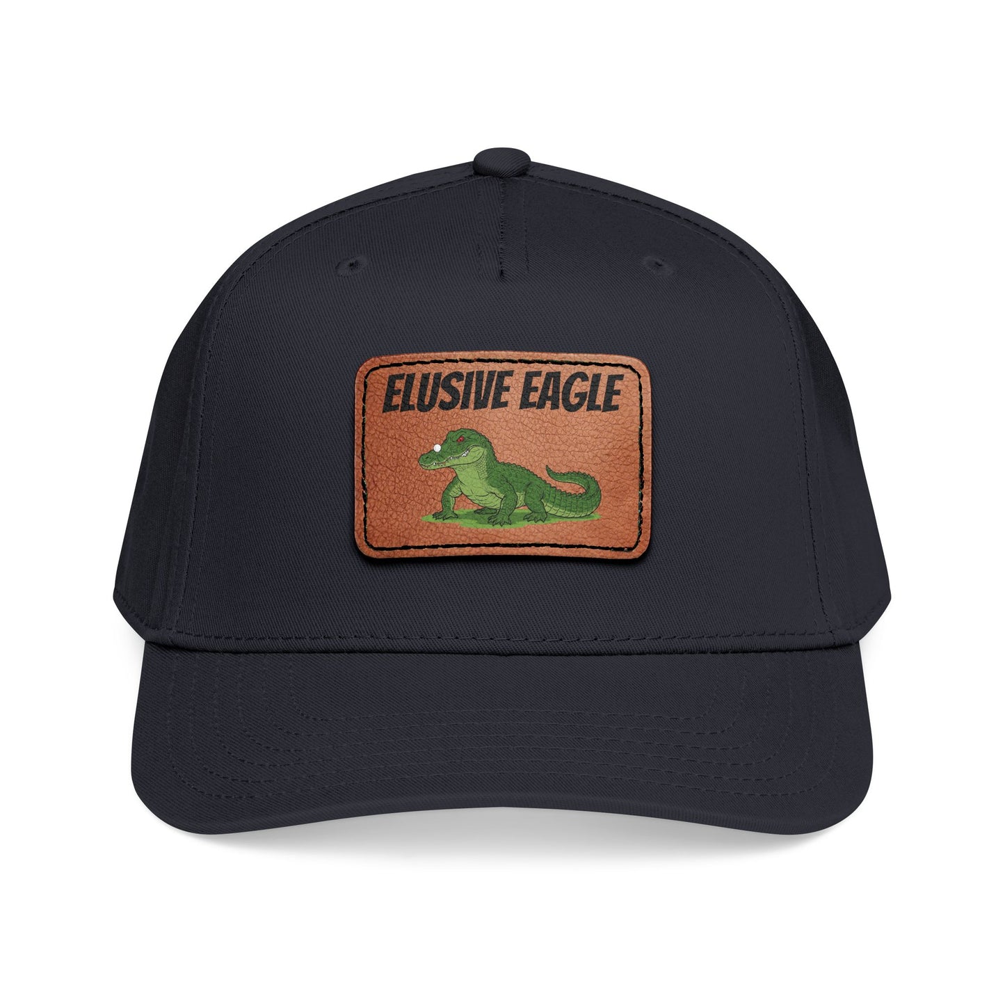 Elusive Gator Leather Patch Hat