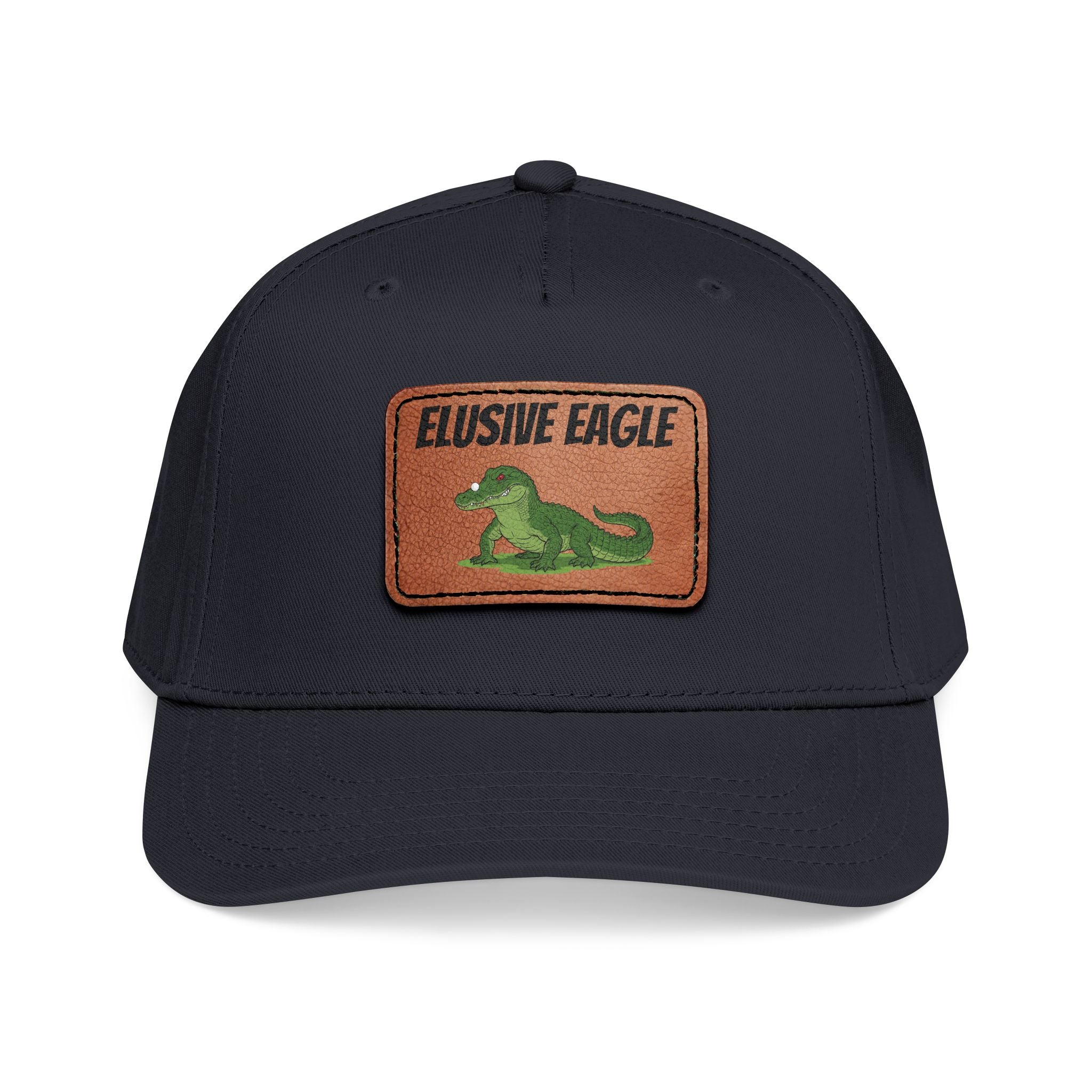 Elusive Gator Leather Patch Hat