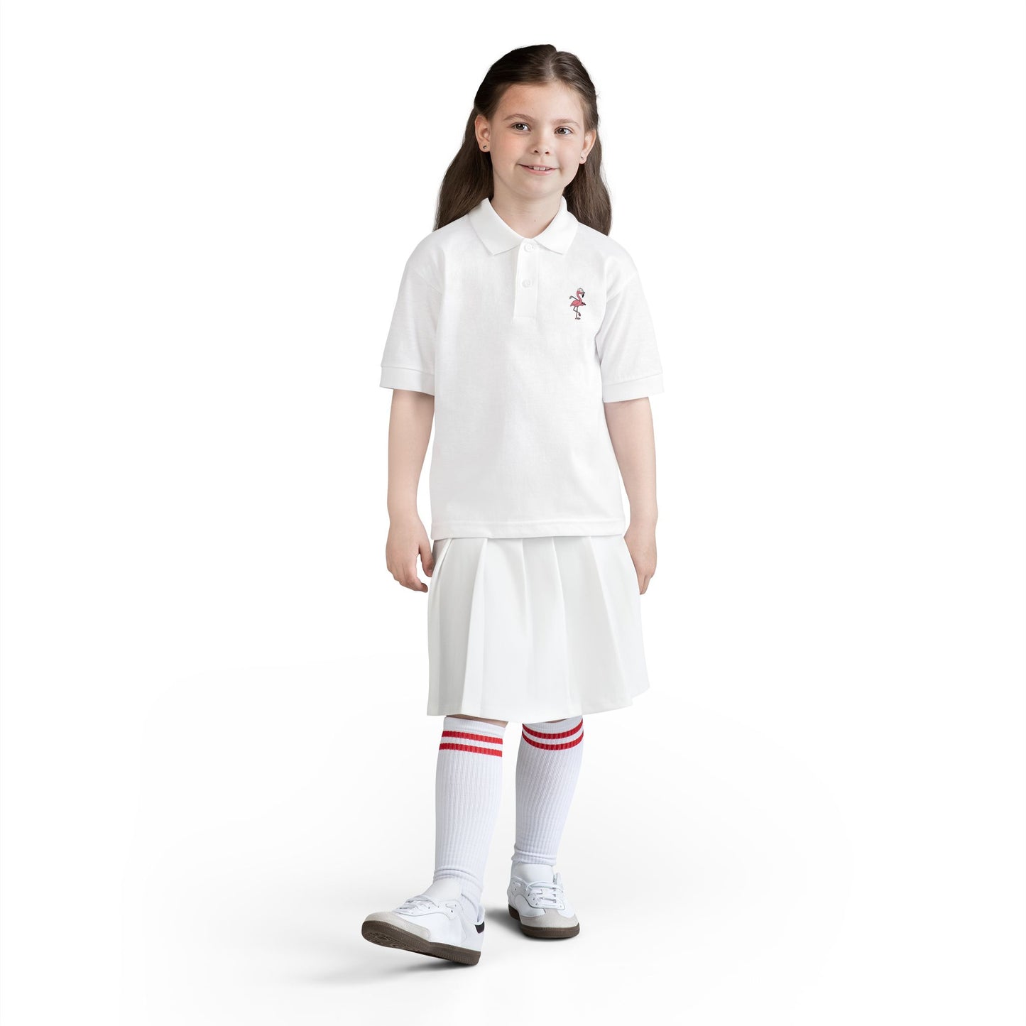 Elusive Flamingo Kids Polo