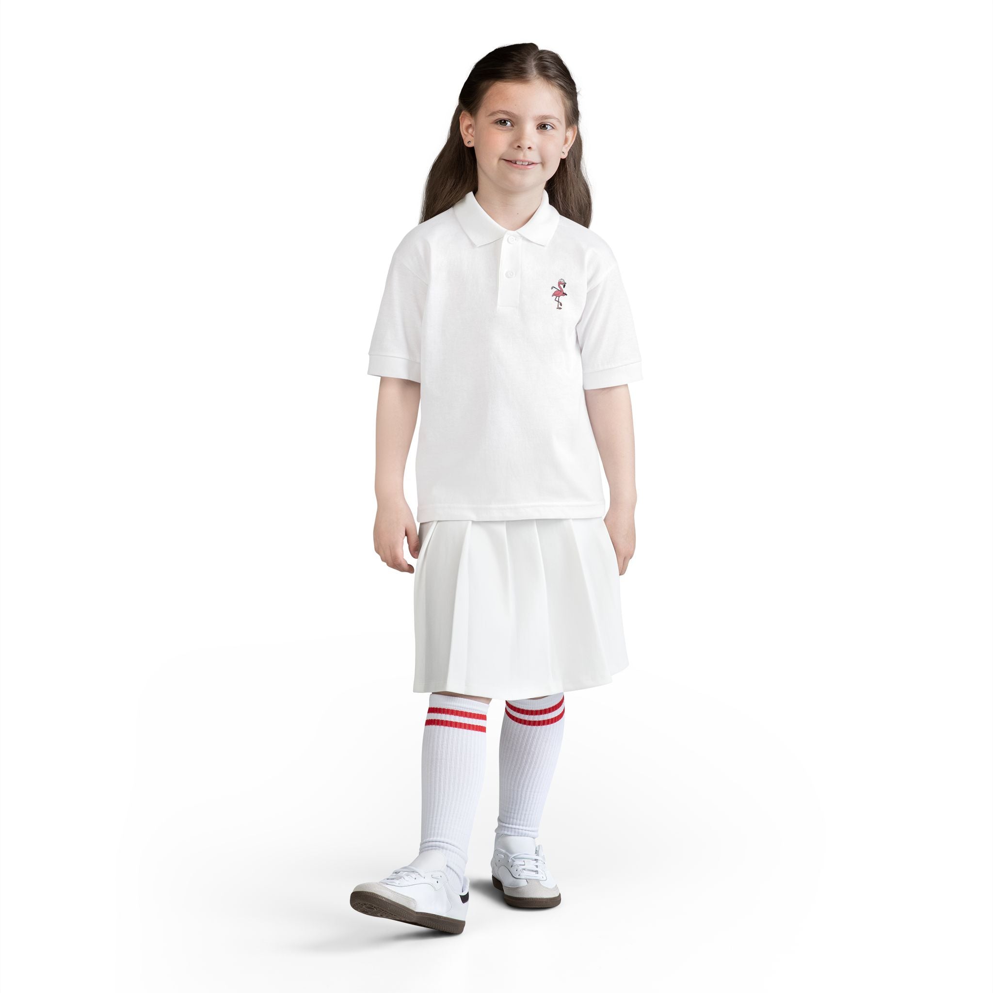Elusive Flamingo Kids Polo