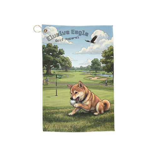 Elusive Bad Shiba Golf Towel