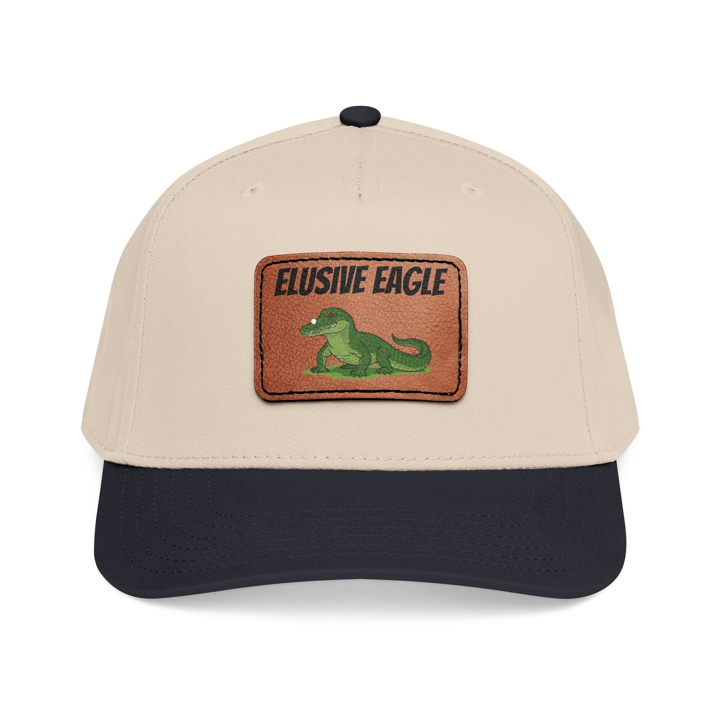 Elusive Gator Leather Patch Hat
