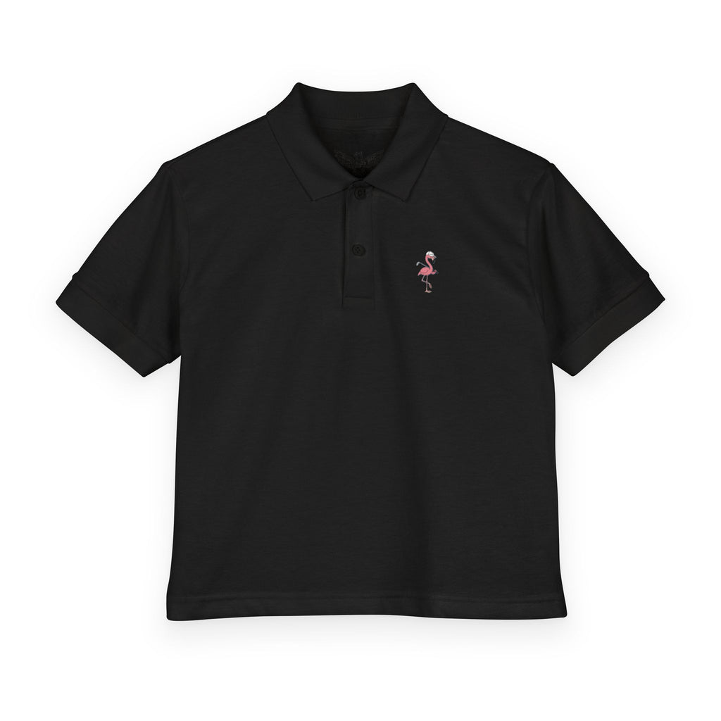 Elusive Flamingo Kids Polo