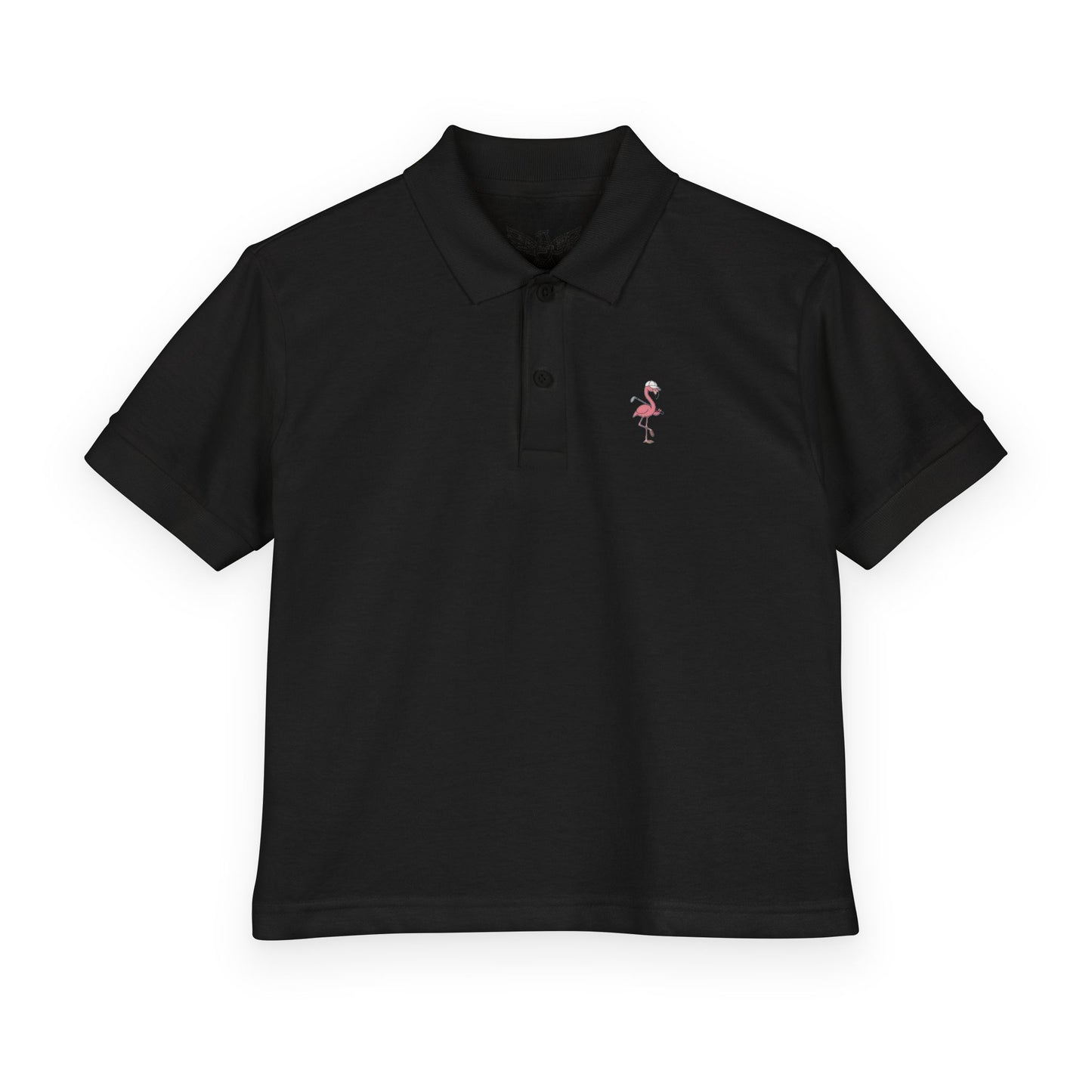 Elusive Flamingo Kids Polo