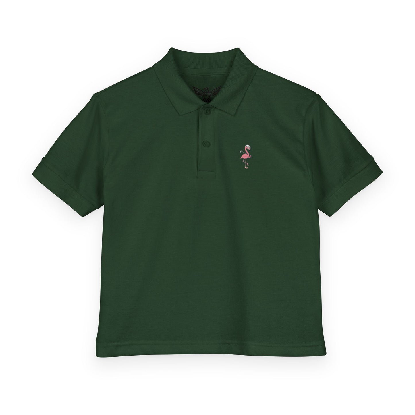 Elusive Flamingo Kids Polo