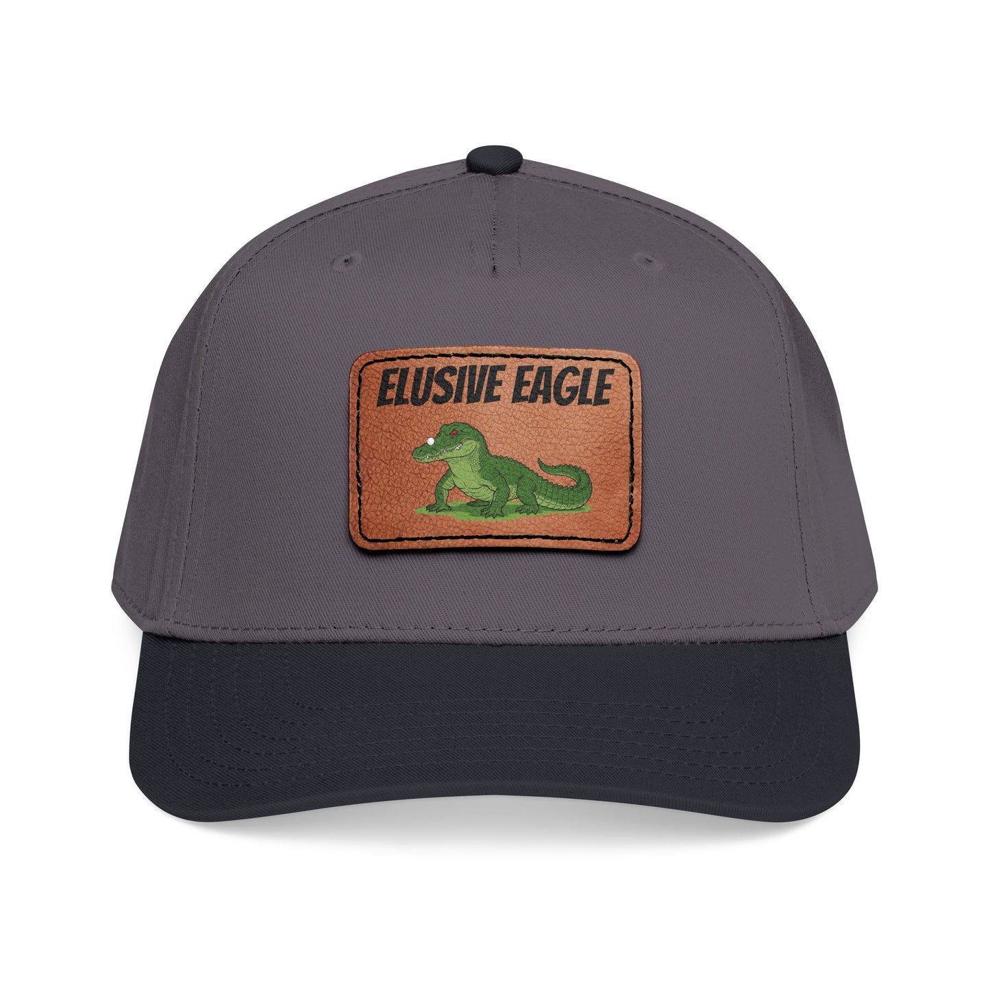 Elusive Gator Leather Patch Hat