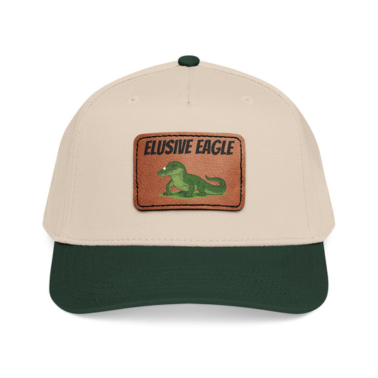 Elusive Gator Leather Patch Hat