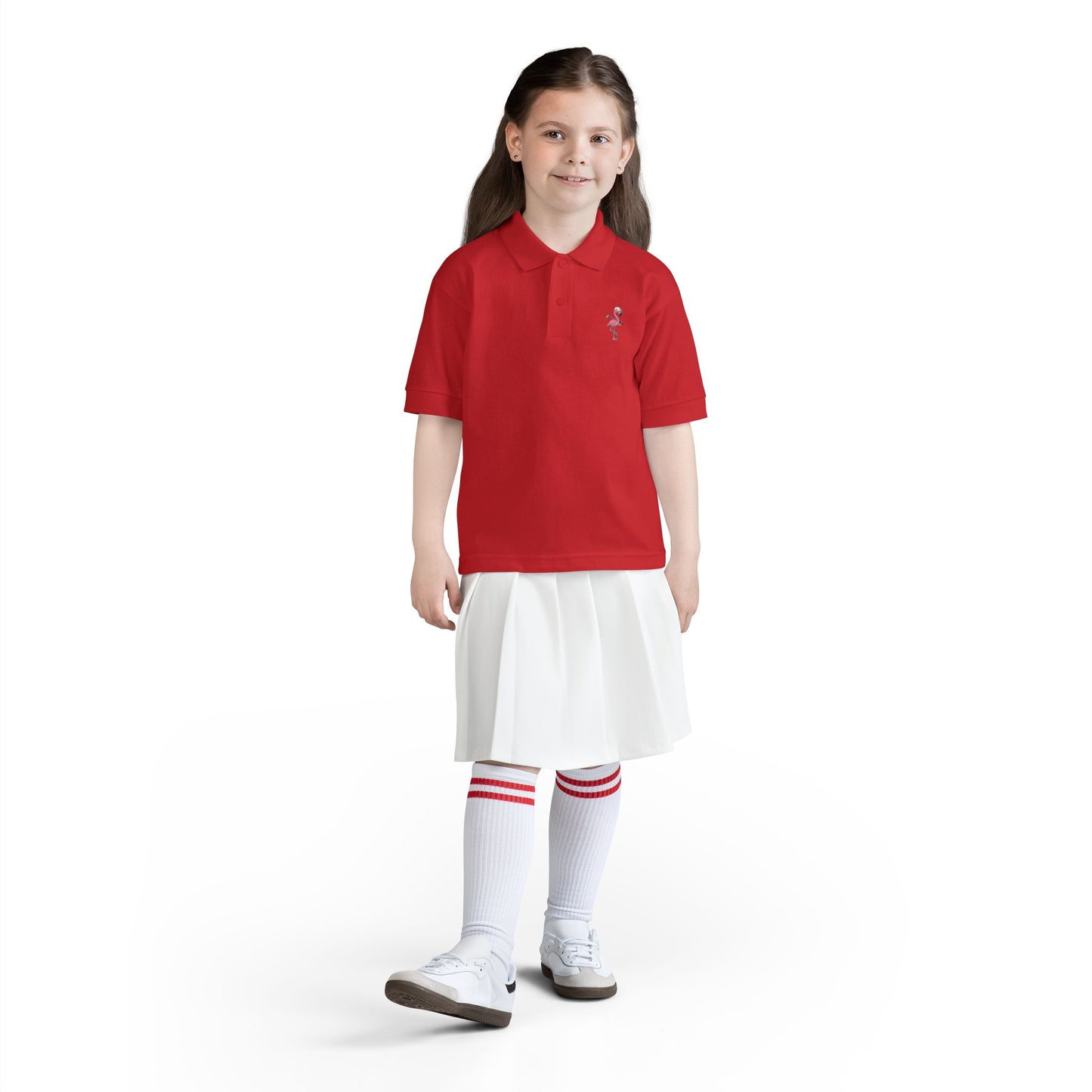 Elusive Flamingo Kids Polo