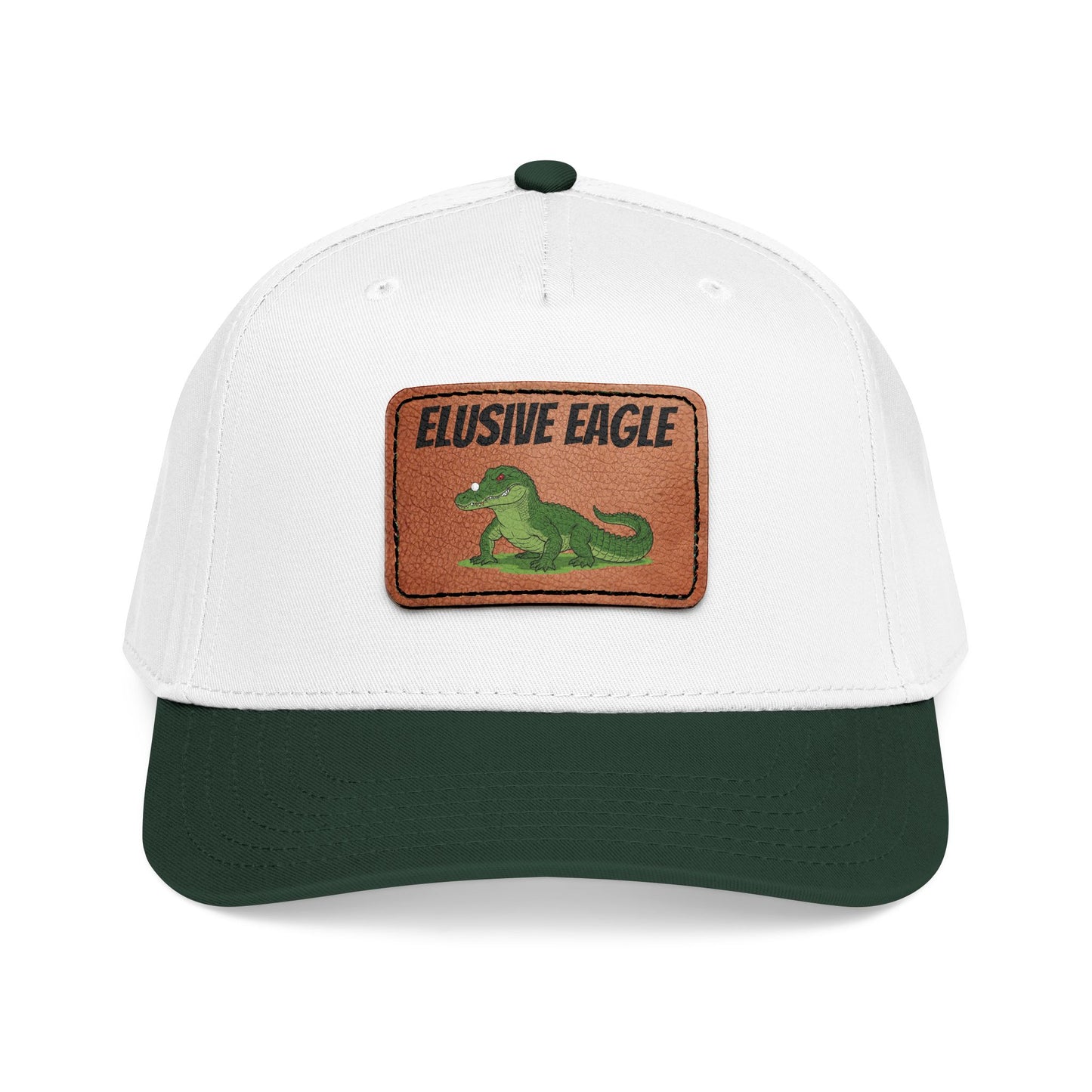 Elusive Gator Leather Patch Hat
