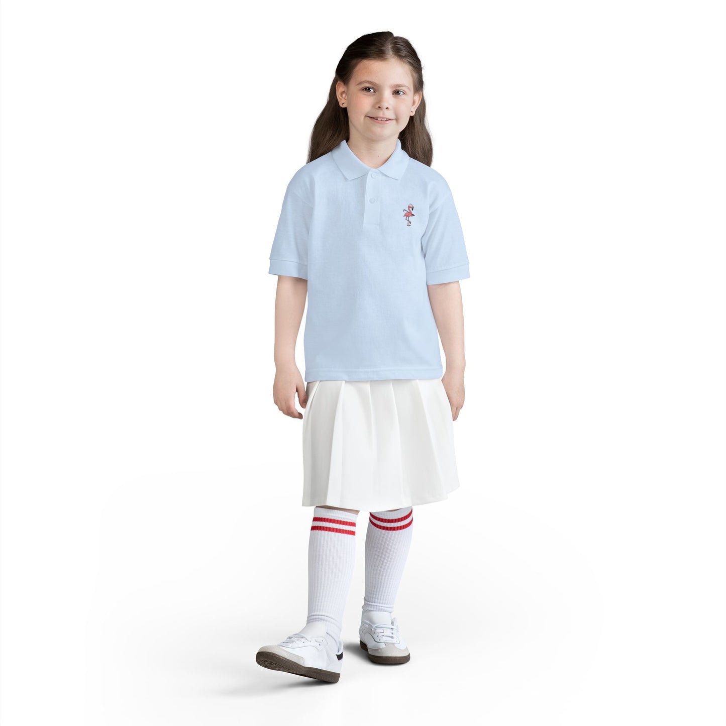 Elusive Flamingo Kids Polo