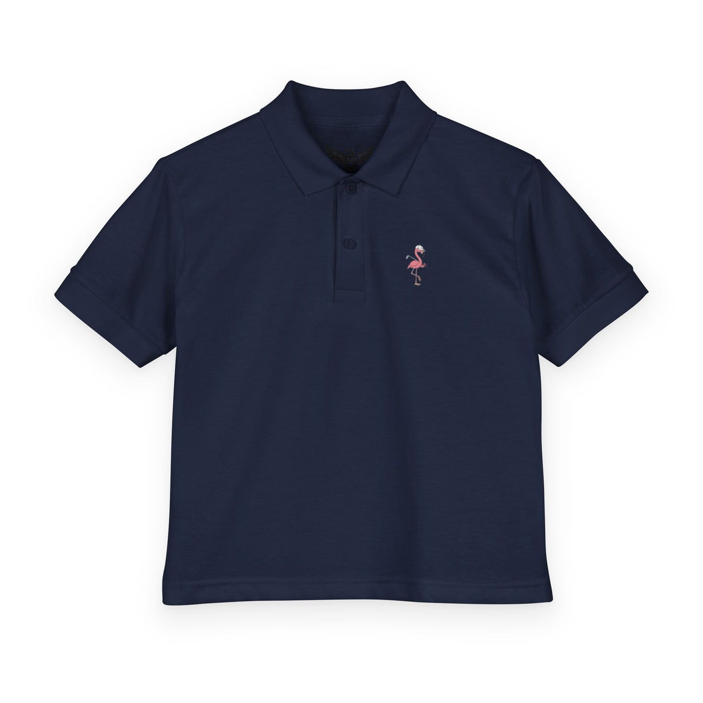 Elusive Flamingo Kids Polo