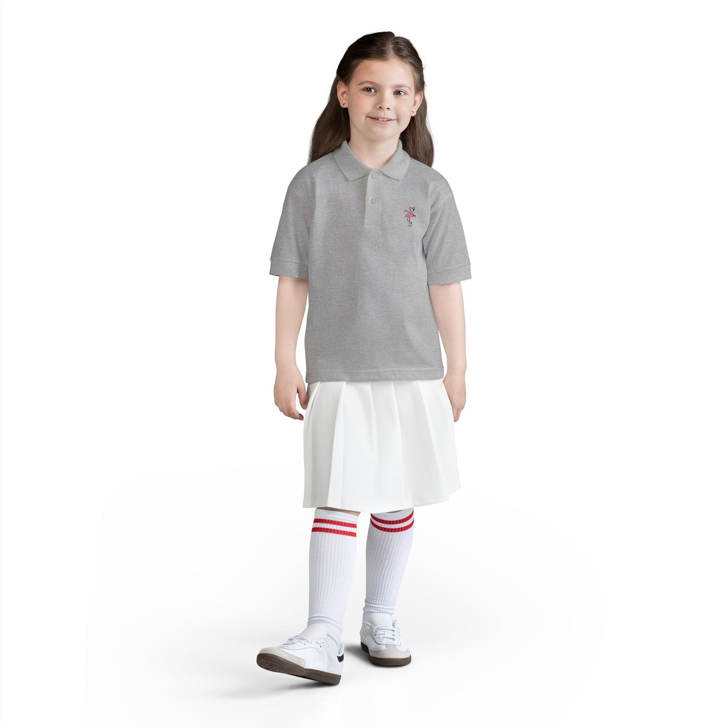 Elusive Flamingo Kids Polo