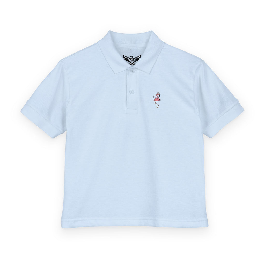 Elusive Flamingo Kids Polo