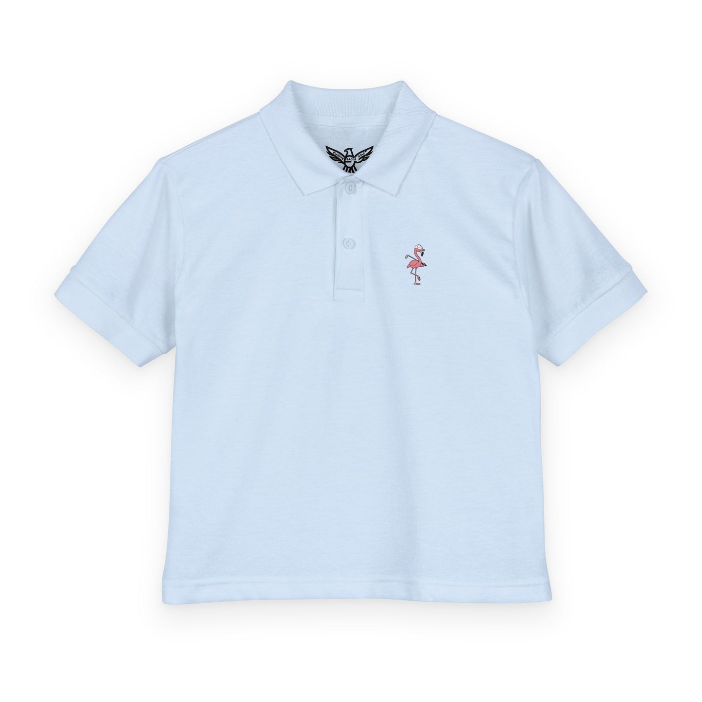 Elusive Flamingo Kids Polo