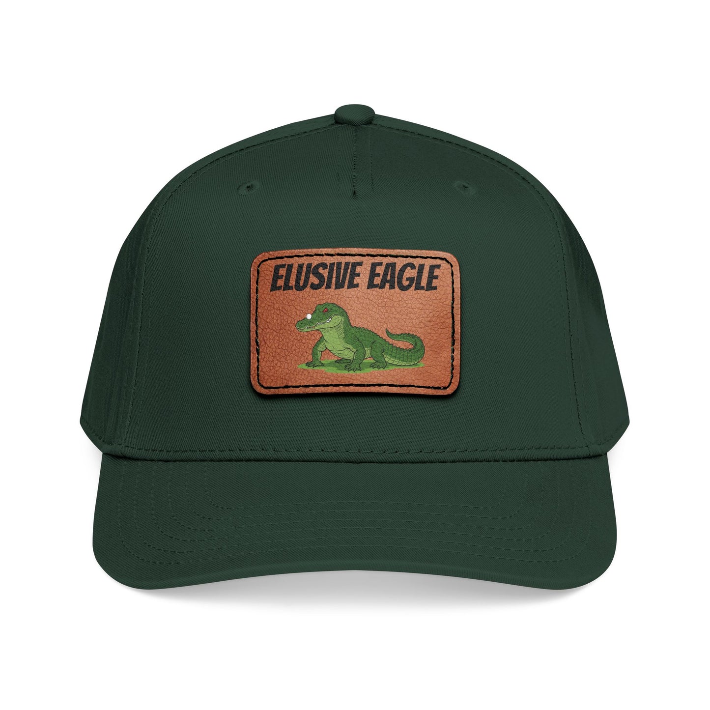 Elusive Gator Leather Patch Hat