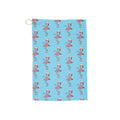Elusive Flamingo Pattern Golf Towel