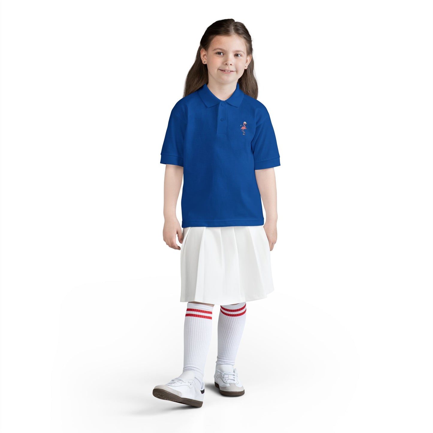 Elusive Flamingo Kids Polo