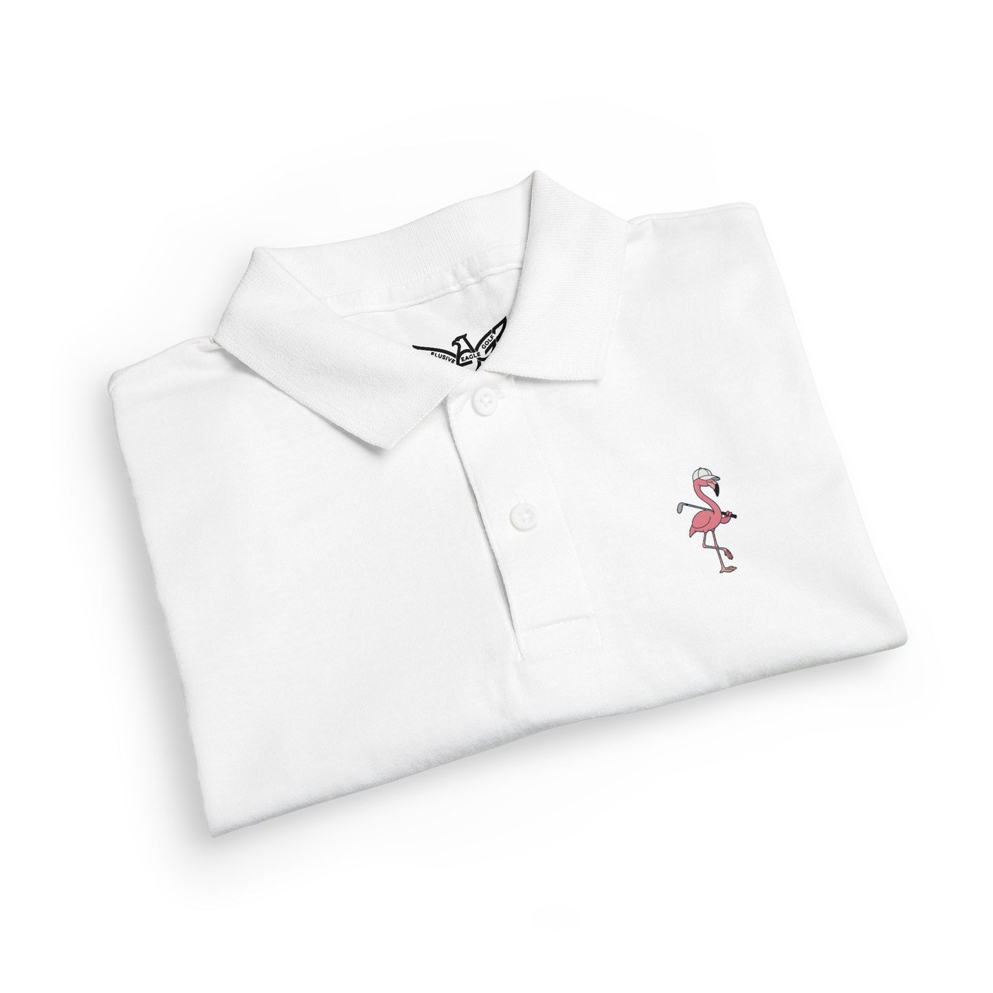 Elusive Flamingo Kids Polo