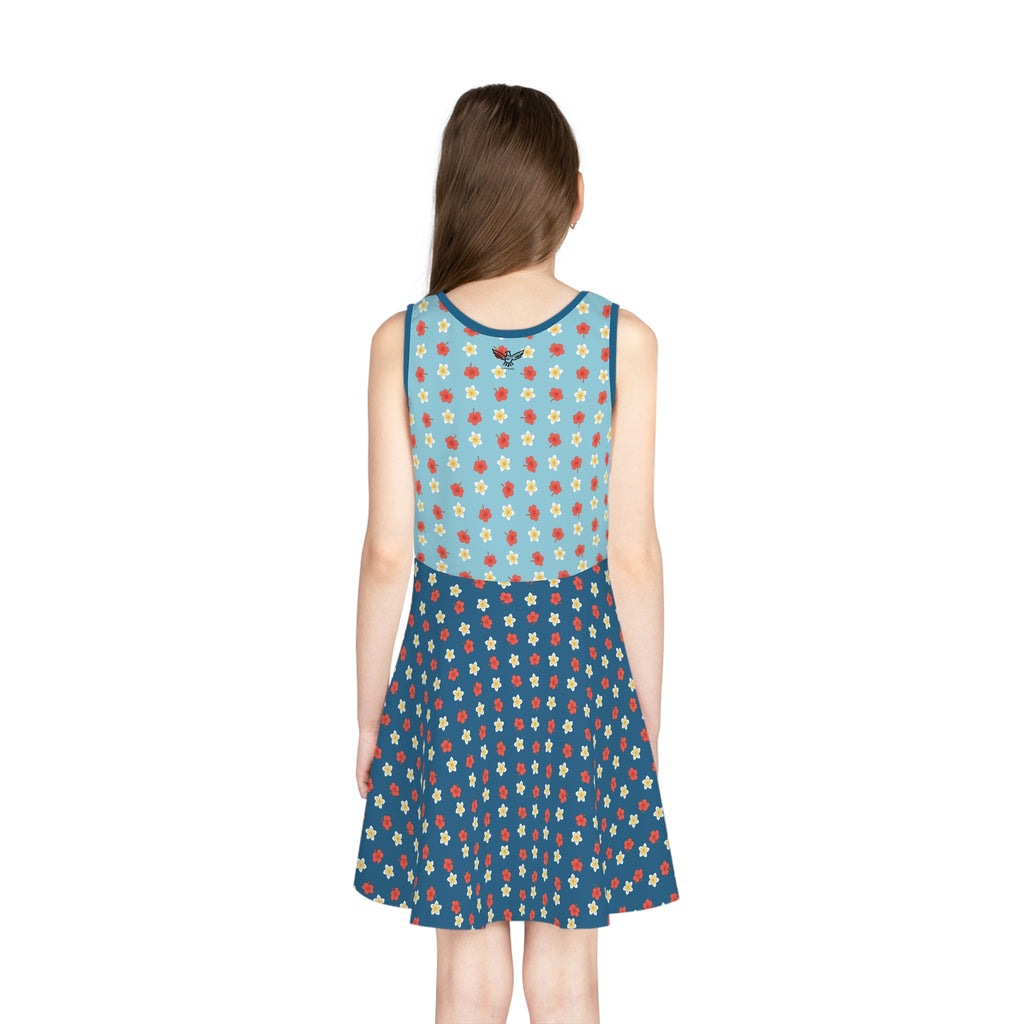 Elusive Kids Flamingo Floral Sundress