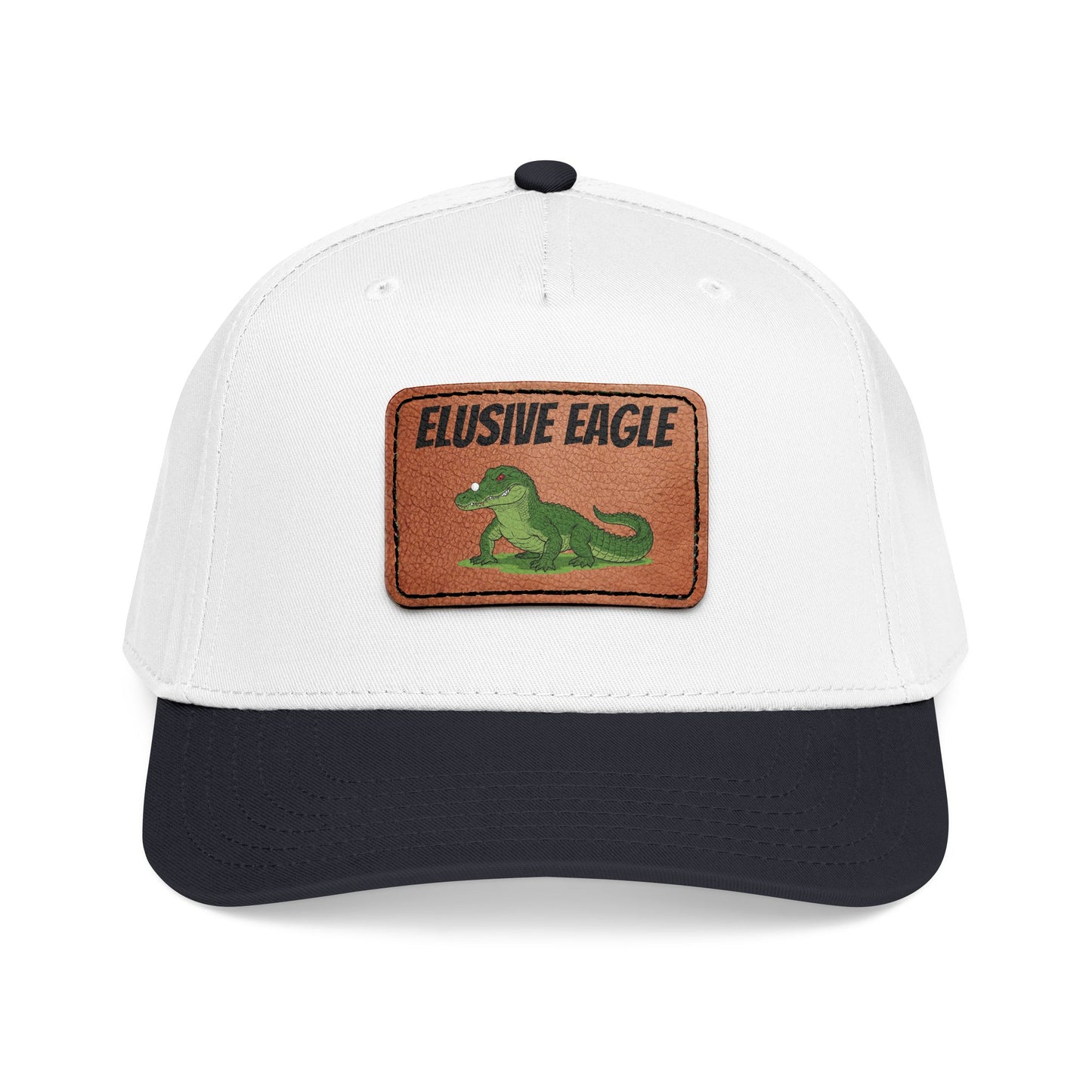 Elusive Gator Leather Patch Hat