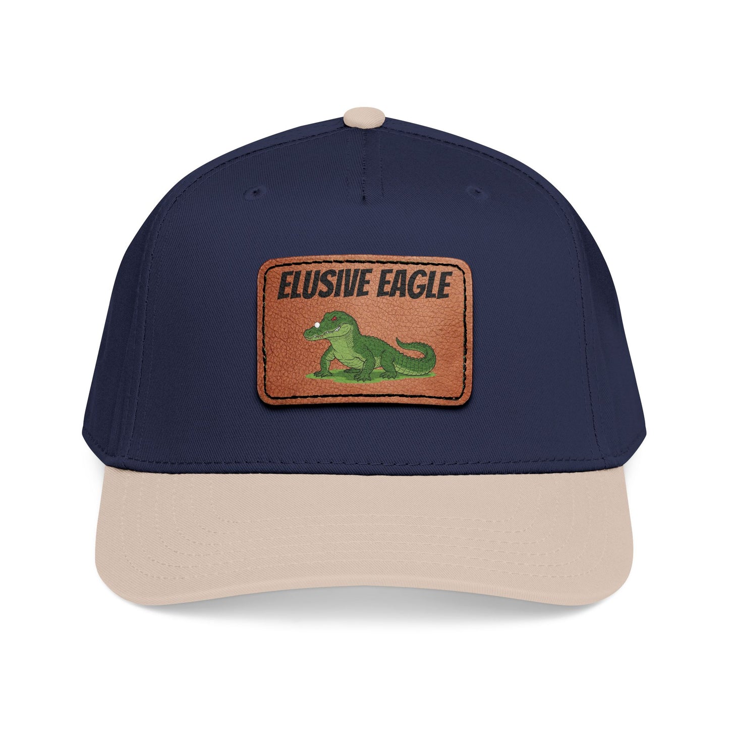Elusive Gator Leather Patch Hat