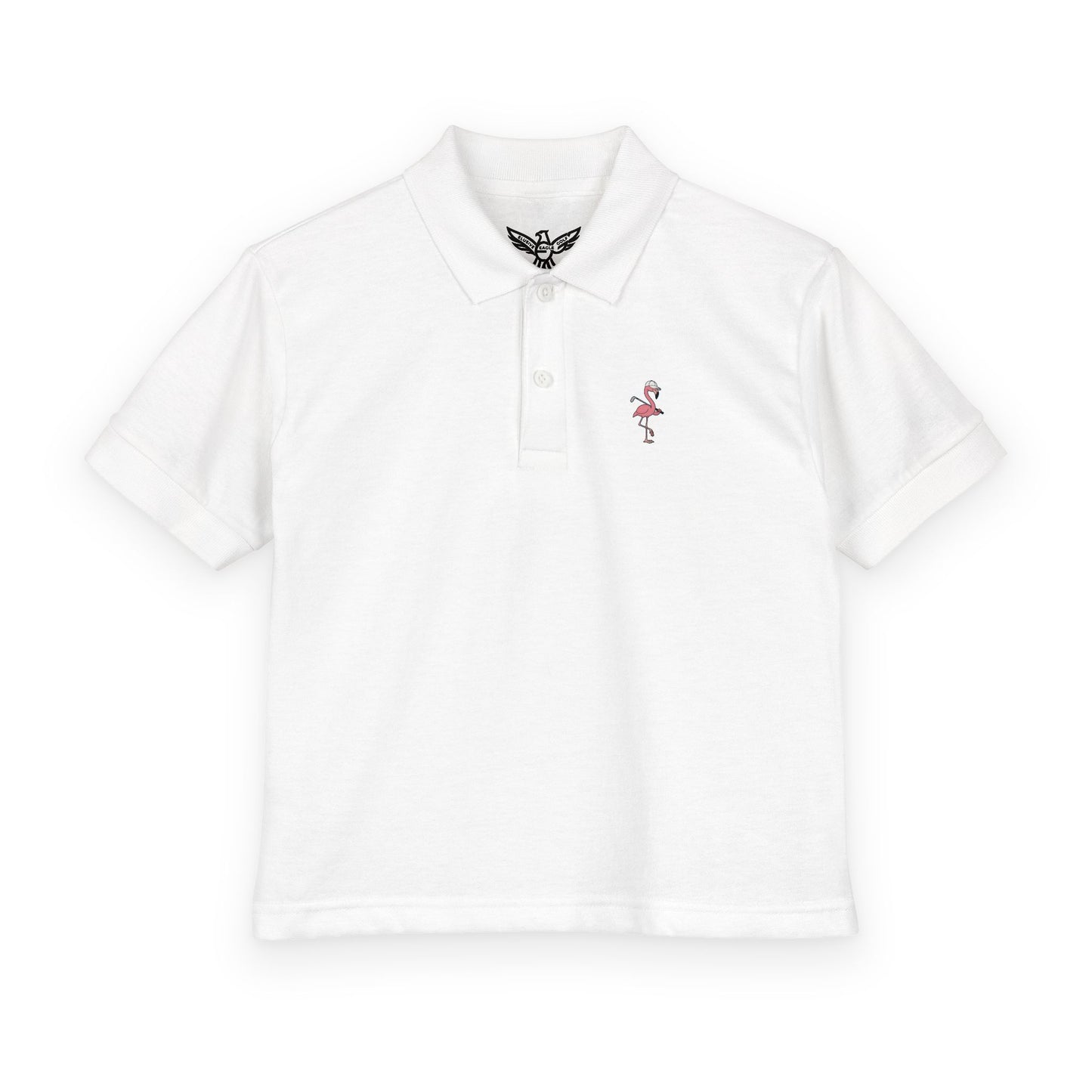Elusive Flamingo Kids Polo
