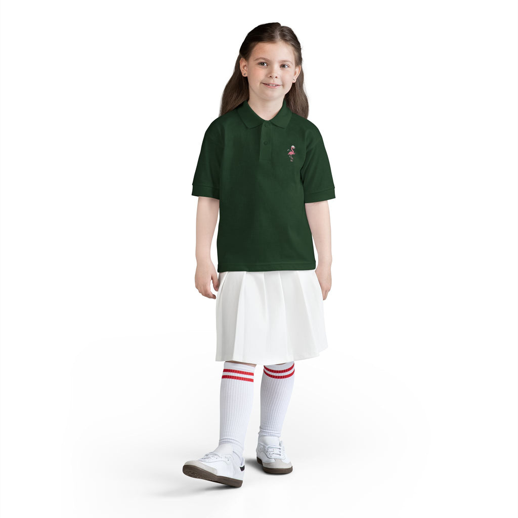 Elusive Flamingo Kids Polo