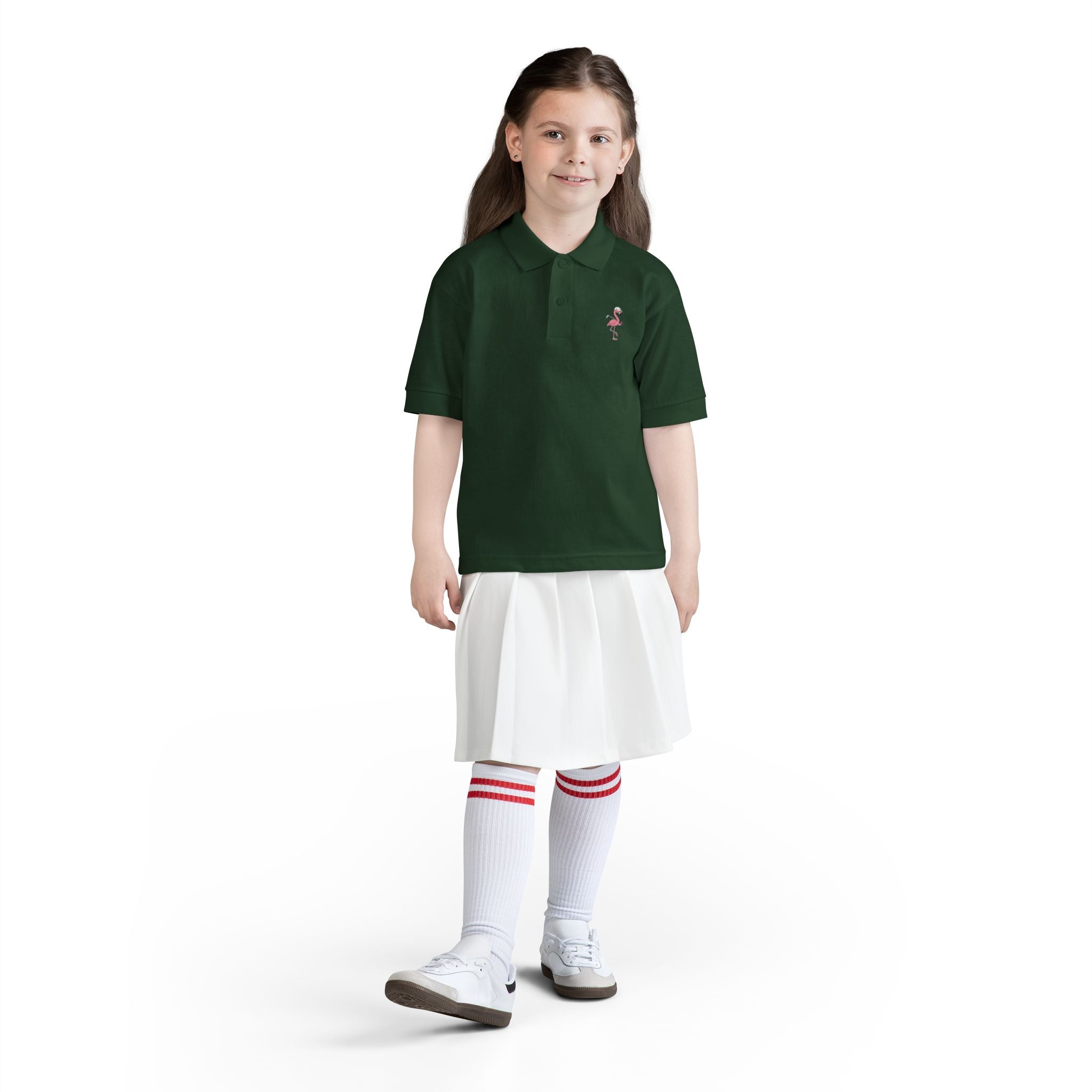 Elusive Flamingo Kids Polo