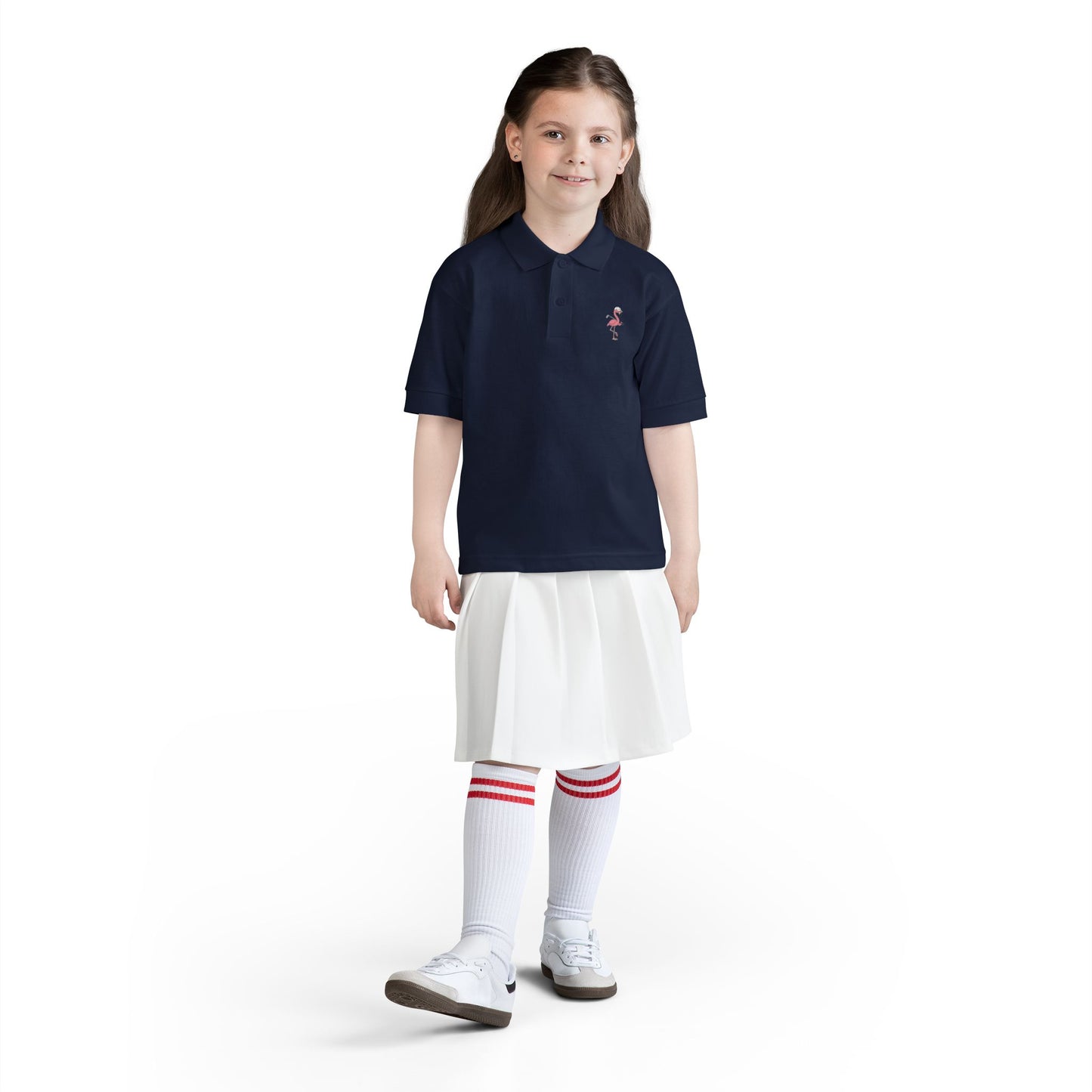 Elusive Flamingo Kids Polo