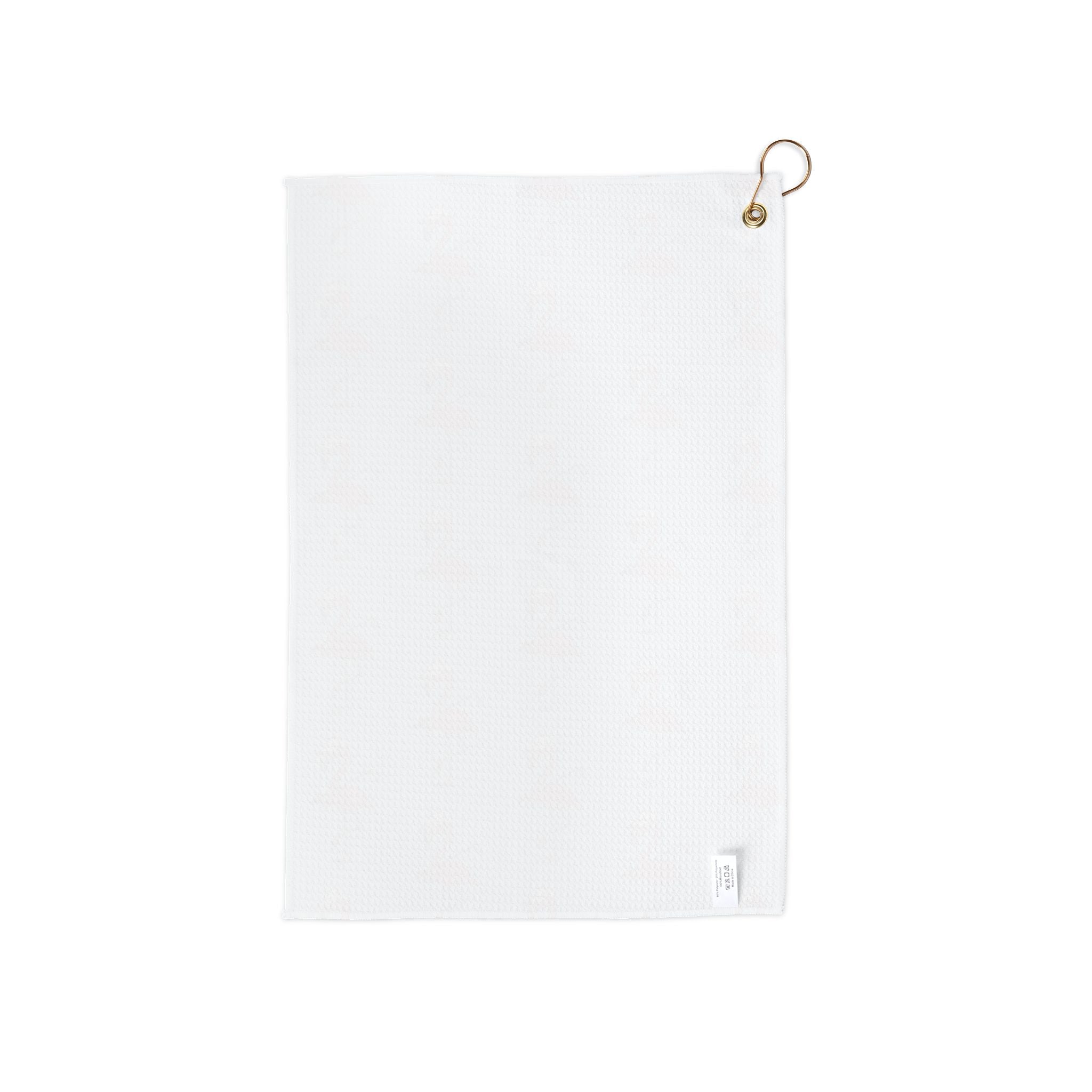 Elusive Flamingo Pattern Golf Towel
