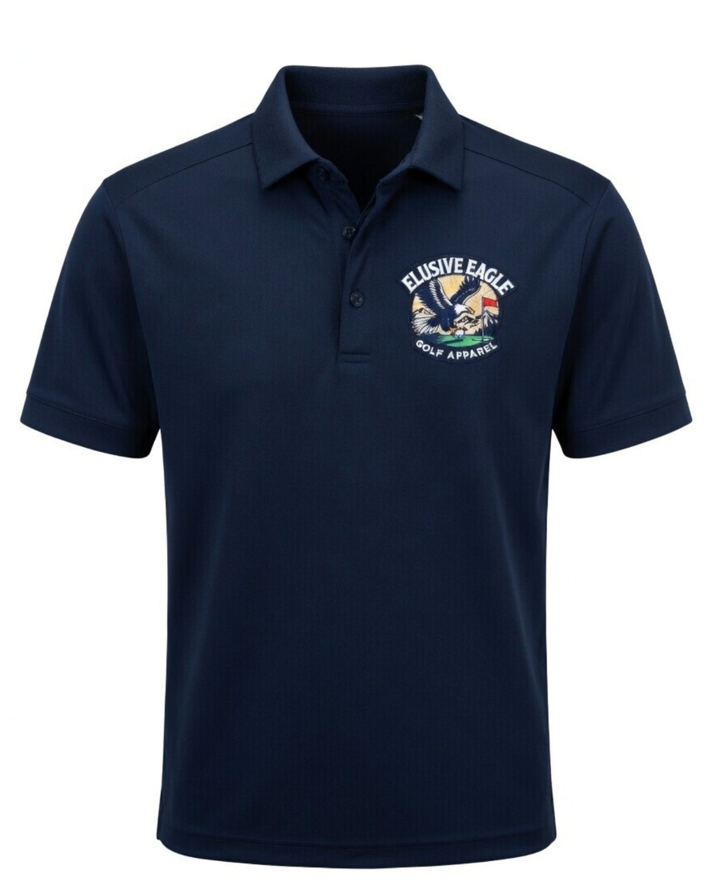 Elusive Eagle Blue Polo